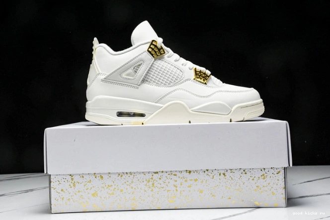 4 Gold Retro Jordan Metallic AQ9129-170 0707